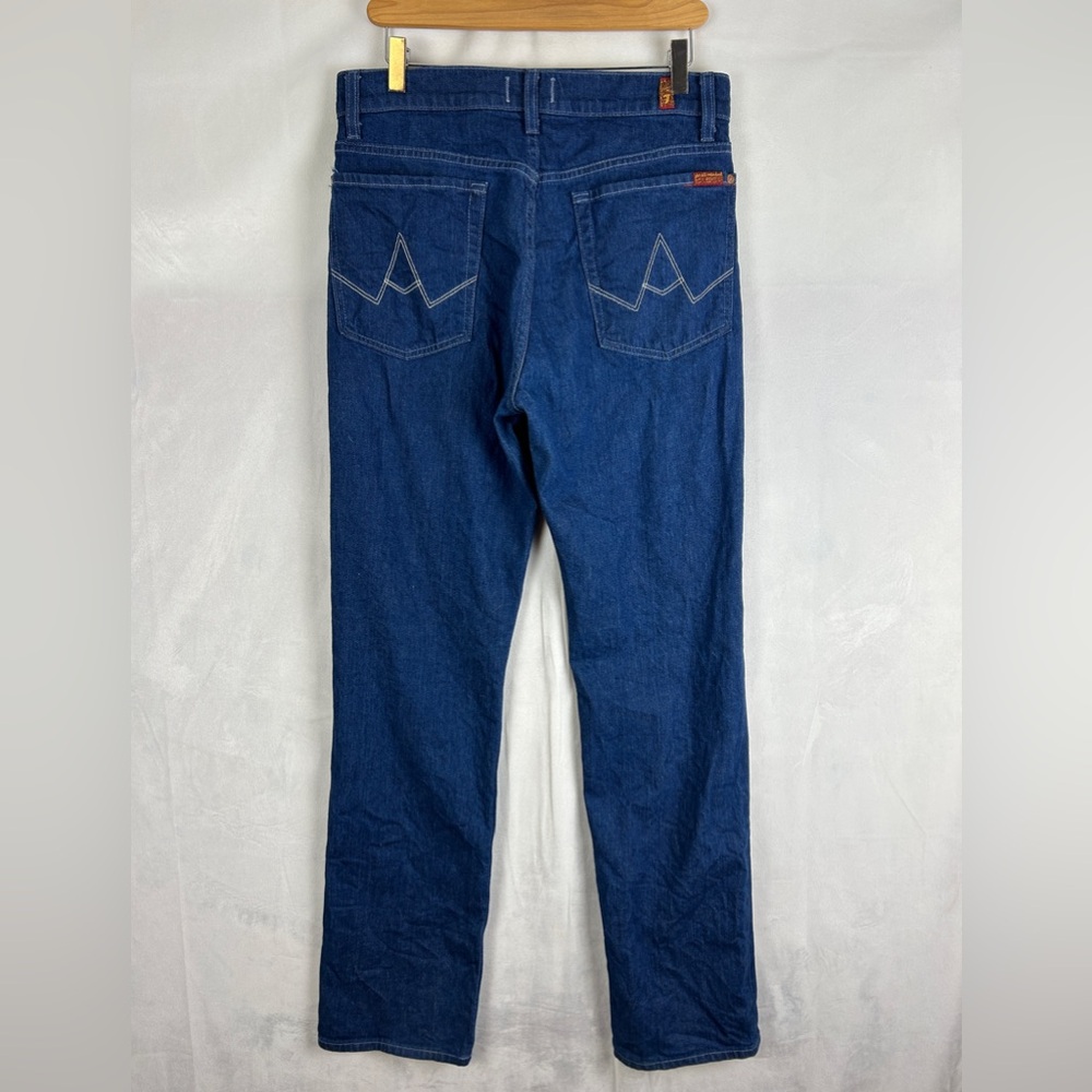 7 FOR ALL MANKIND Jeans Vintage Straight Blue Men's 30x31Western Classic Farm‎